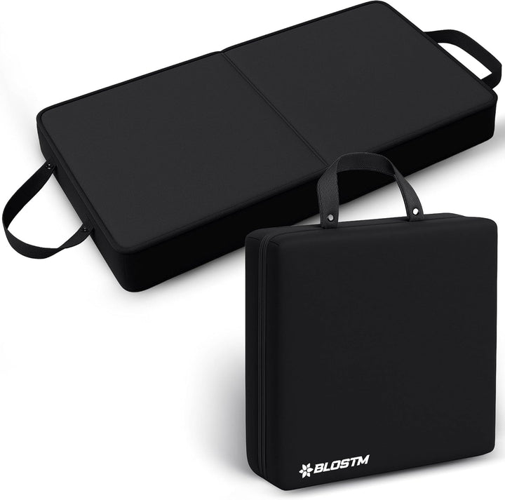 BLOSTM Extra dicke Garten-Knieunterlage – grosse, faltbare Garten-Knieunterlage mit Griffen – wasser