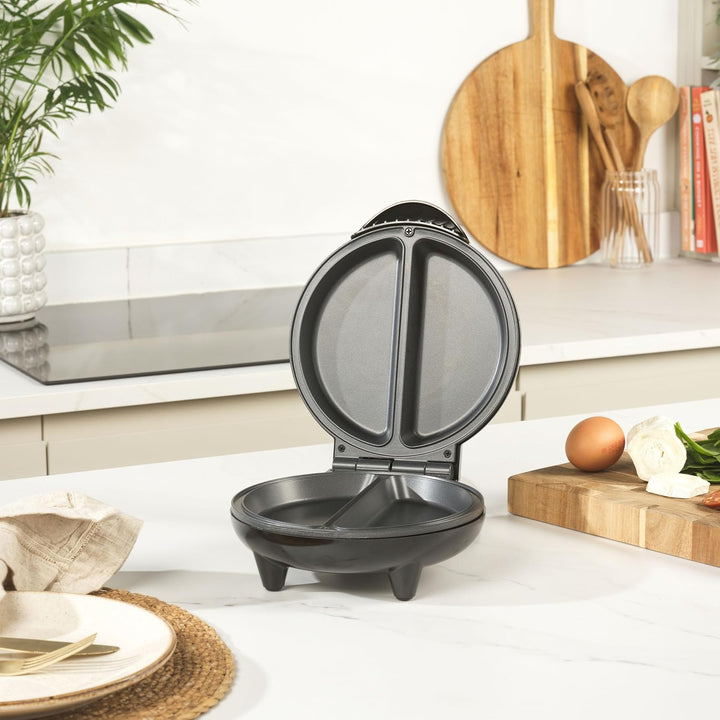Salter Dual-Omelettmaker – Antihaftbeschichtete tiefe Platten, Doppel-Eierkocher, Macht 2 Omeletten,