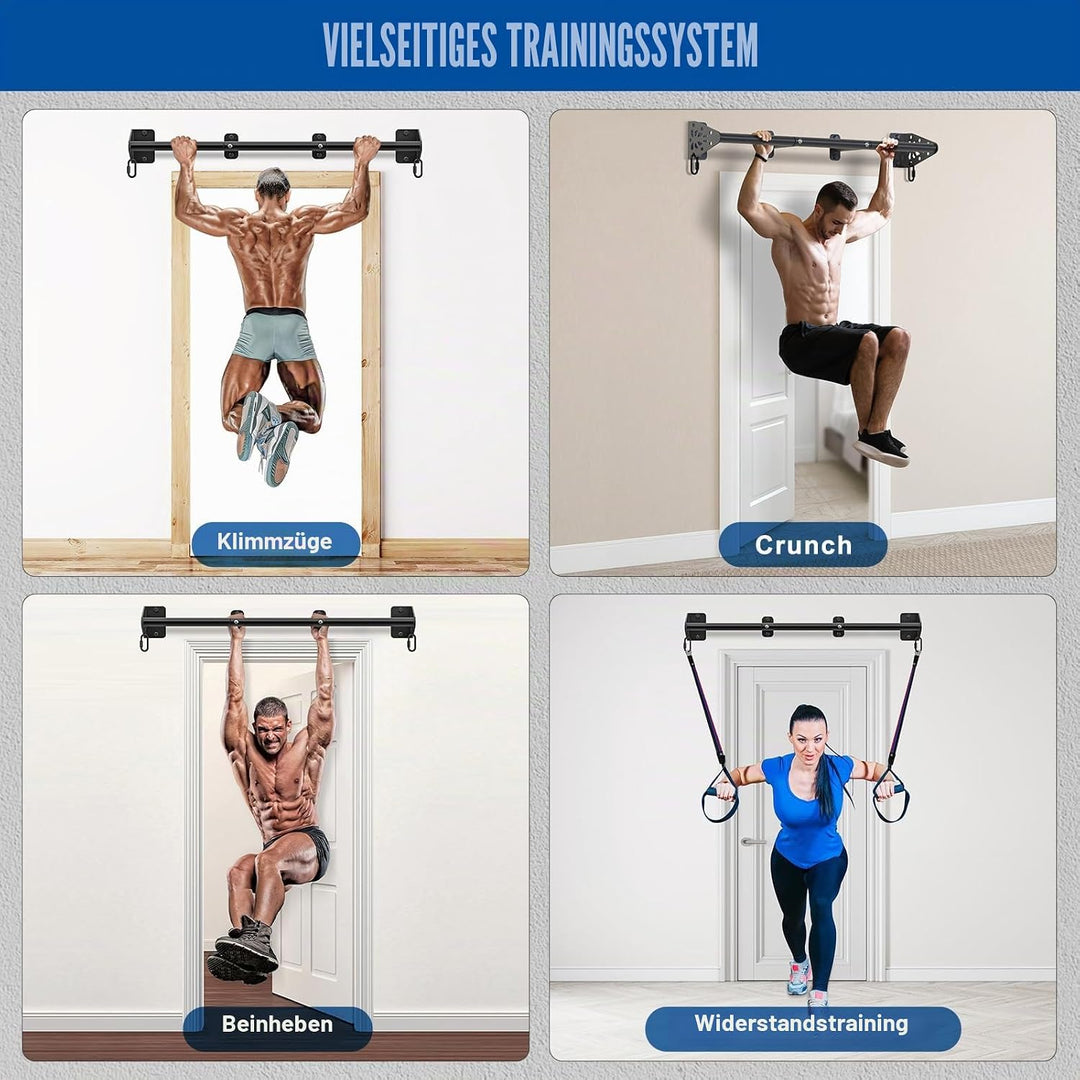 Kipika schwere Wand-Klimmzugstange, Türrahmen-Klimmzugstange für Heim-Fitnessstudio Krafttraining fü