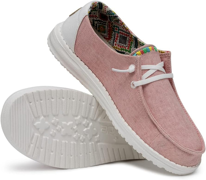 Hey Dude - Damen Wendy Boho Wendy Slip-On Schuhe 39 EU Pink, 39 EU Pink