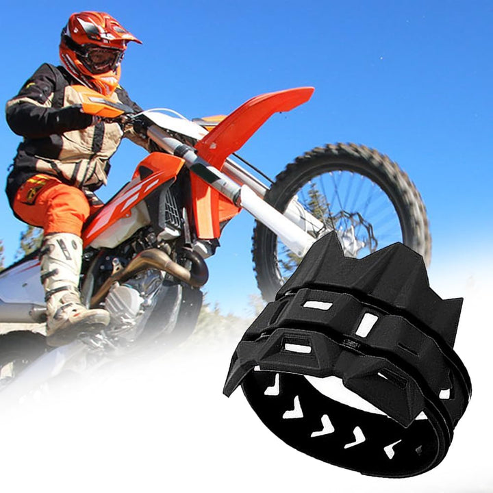 Motorrad-Auspuff-Schalldämpferschutz, Motorrad-Schalldämpfer-Hitzeschutzabdeckung mit Installationsr