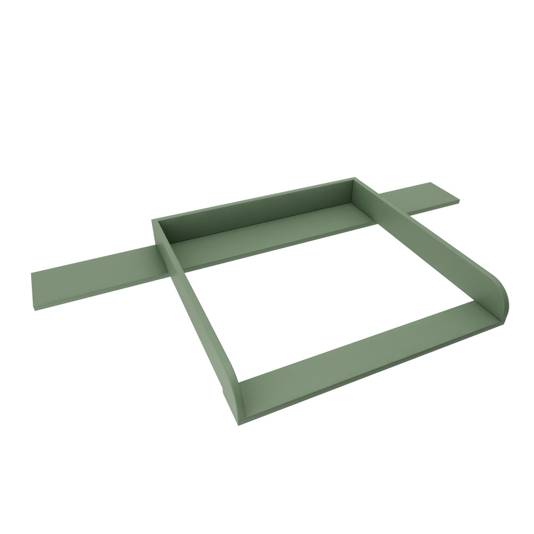 Wickelaufsatz mit Platte für Hemnes von IKEA, Wickeltischaufsatz für 50x160 cm Kommoden, Abnehmbar W