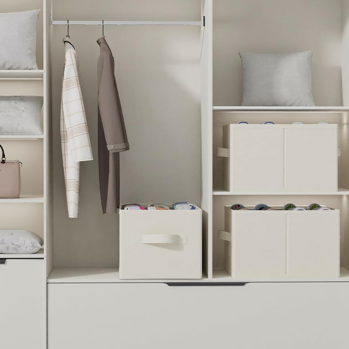 2 Stück Schuhorganizer für Closet, Grosse Schuhaufbewahrung Platzsparend Passt 12-24 Paare, Faltbare