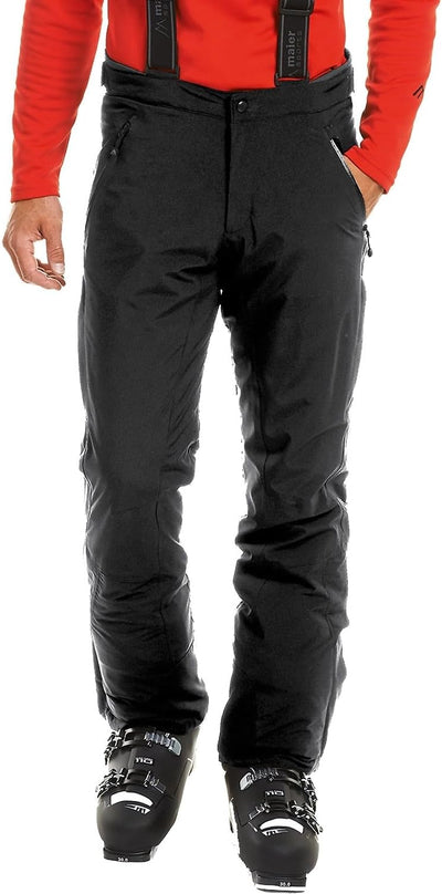 Maier Sports Herren Skihose Copper Slim 25 Schwarz, 25 Schwarz