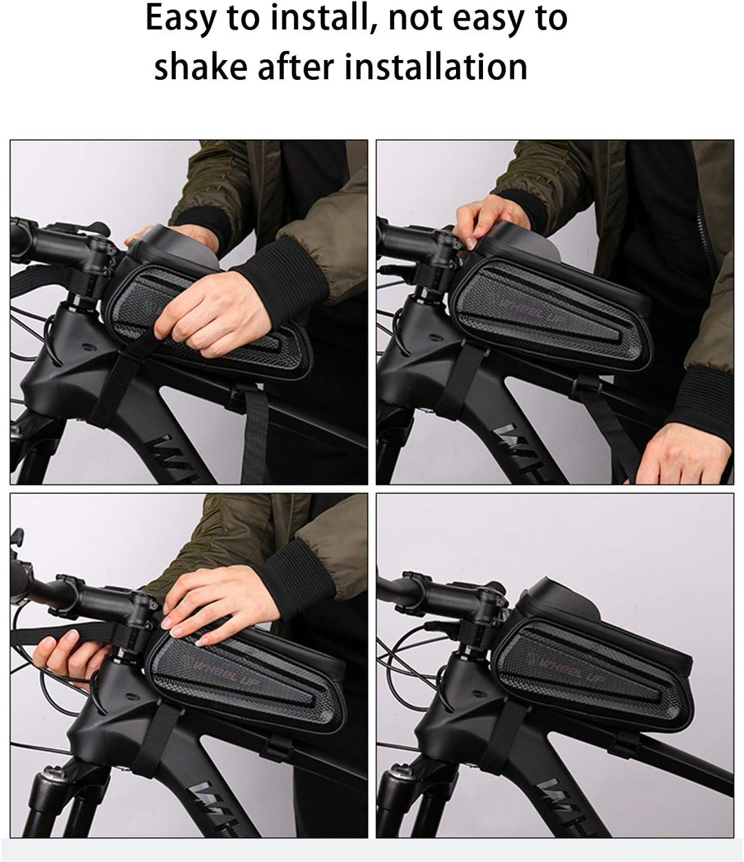 7 Zoll Fahrrad Rahmentasche Lenkertasche Wasserdicht Handytasche für Smartphone bis mit Sensitivem T