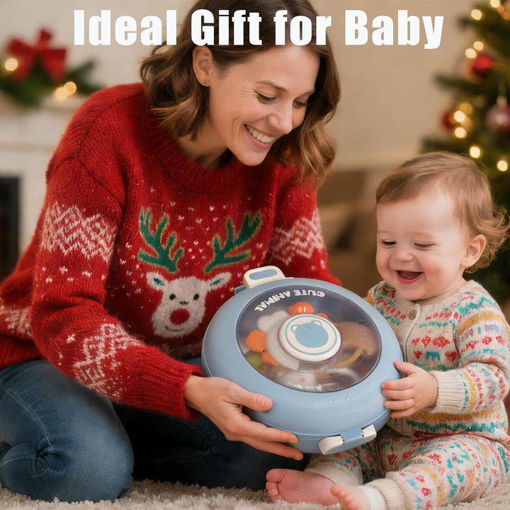 Beissring Rassel Baby Spielzeug - Zahnungshilfe Babyspielzeug 6 9 12 Monaten Shaker Greifling Baby,