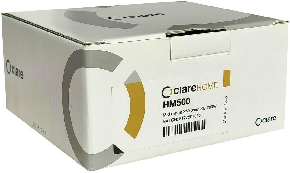 1 CIARE HM500 HM 500 mitteltöner 13 cm 130 mm 5" Durchmesser 100 watt rms und 200 watt max 8 ohm emp