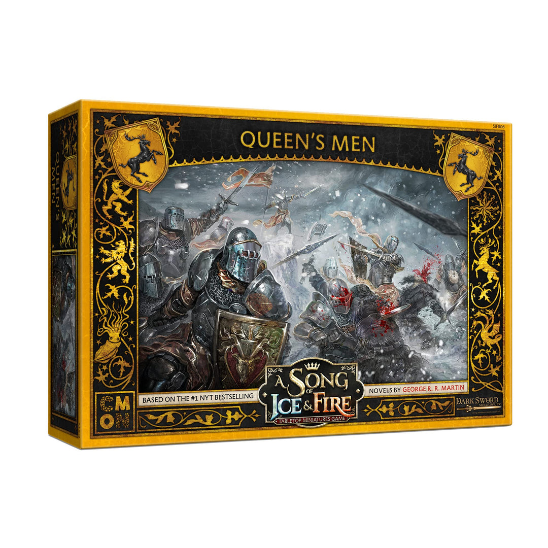 CMON A Song of Ice and Fire Tabletop Miniatures Game – Baratheon Queen's Men Expansion Set, Strategy