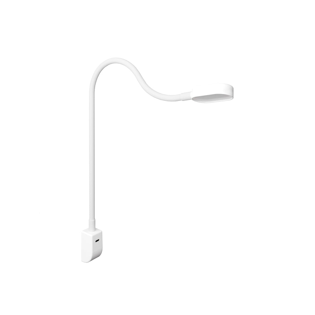 kalb I Ilios LED-Bettleuchte/Leseleuchte mit USB-C, Wand- und Winkelmontage, Flexibler Arm, dimmbar,