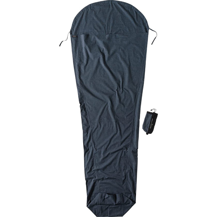 Cocoon Bio Baumwollschlafsack Mummy Liner - Organic Cotton heather grey 241x90/56cm, heather grey 24