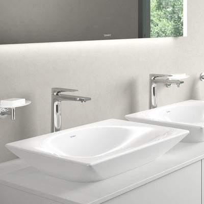 Duravit Tulum Waschtischarmatur, Grösse XL (Auslauf Höhe 222 mm), Wasserhahn Bad, Waschbecken Armatu