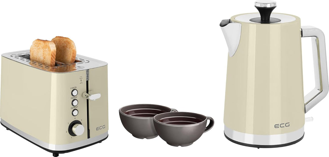 ECG RK 1766 Vintage Vanilla 1.7 Liter Vanille, 1.7 Liter Vanille