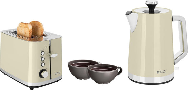 ECG RK 1766 Vintage Vanilla 1.7 Liter Vanille, 1.7 Liter Vanille