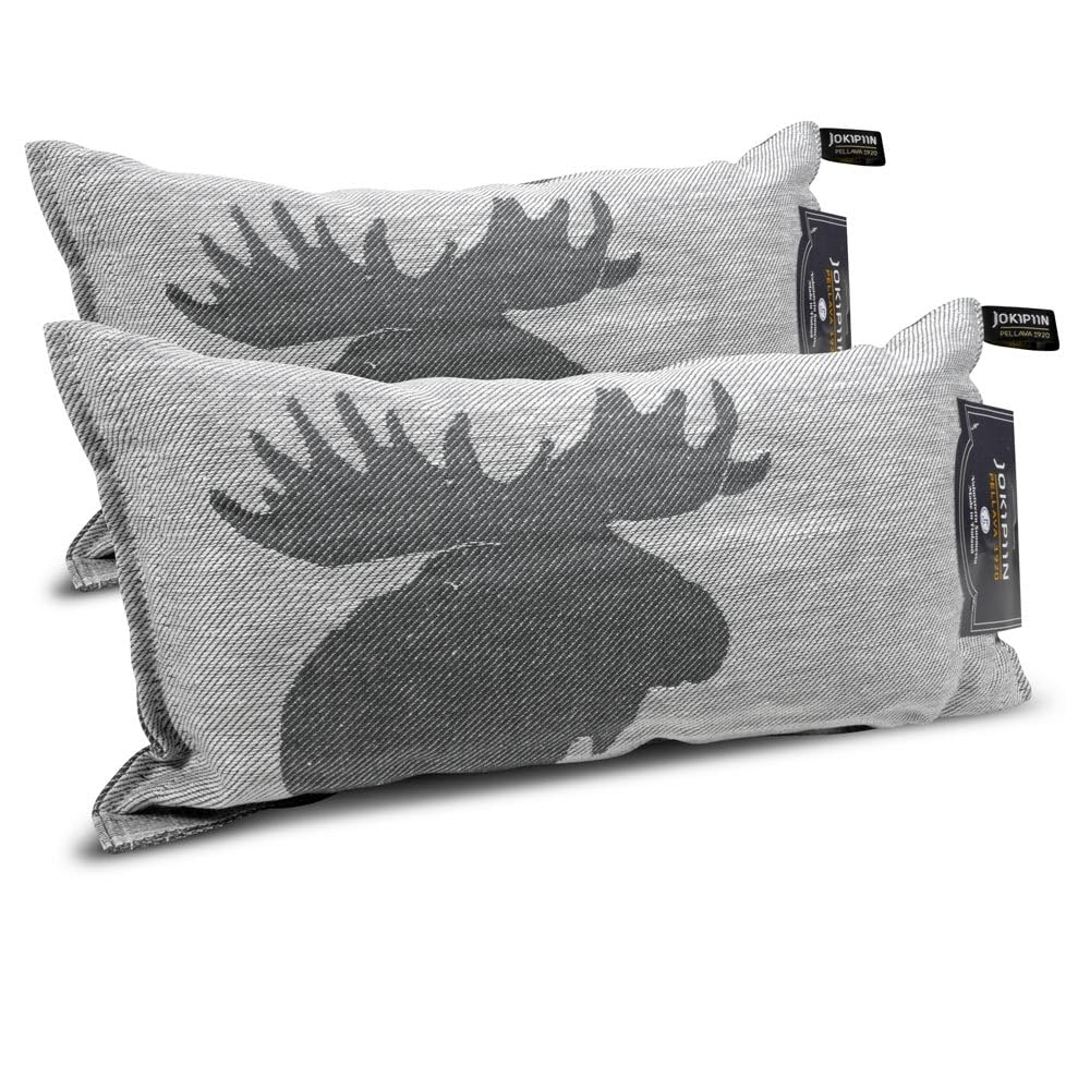 Jokipiin Premium Saunakissen 40 cm x 22 cm - 100% Made in Finland - ReisekissenLeinen Baumwo