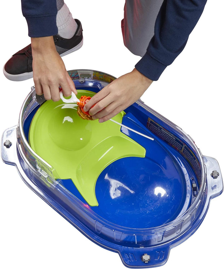 Beyblade Burst Rise Hypersphere Vortex Climb Battle Set – Komplettes Set mit Beystadium-Arena, 2 Kre