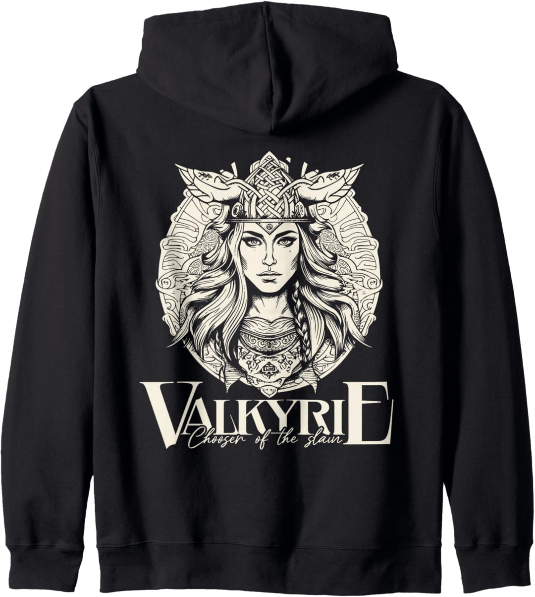 Wikinger Walküre Nordisch Nordische Mythologie Krieger Schild Jungfrau Kapuzenjacke