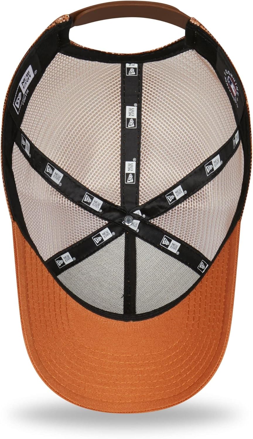 New Era New York Yankees MLB Tonal Mesh Ireland Green 9Forty Kids A-Frame Adjustable Trucker Cap 4-6