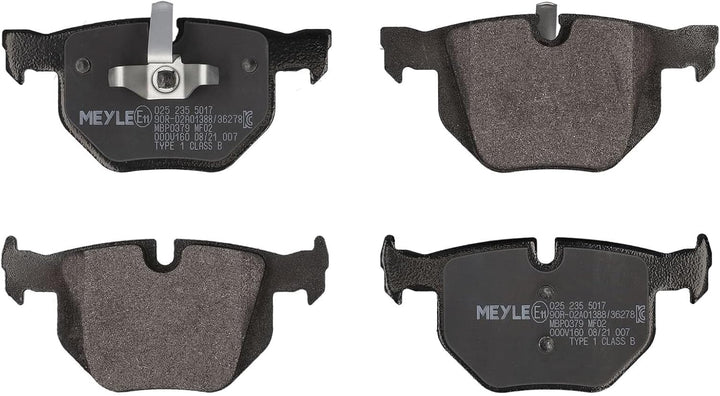 Meyle 025 235 5017 Bremsbelagsatz, Scheibenbremse