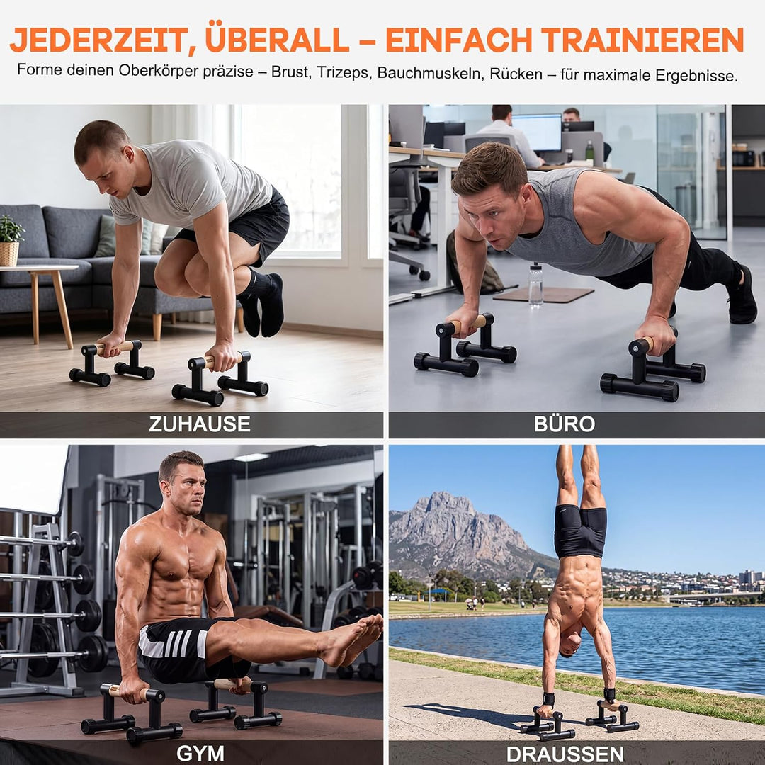 Parallettes &amp; Handstand Barren aus Holz
