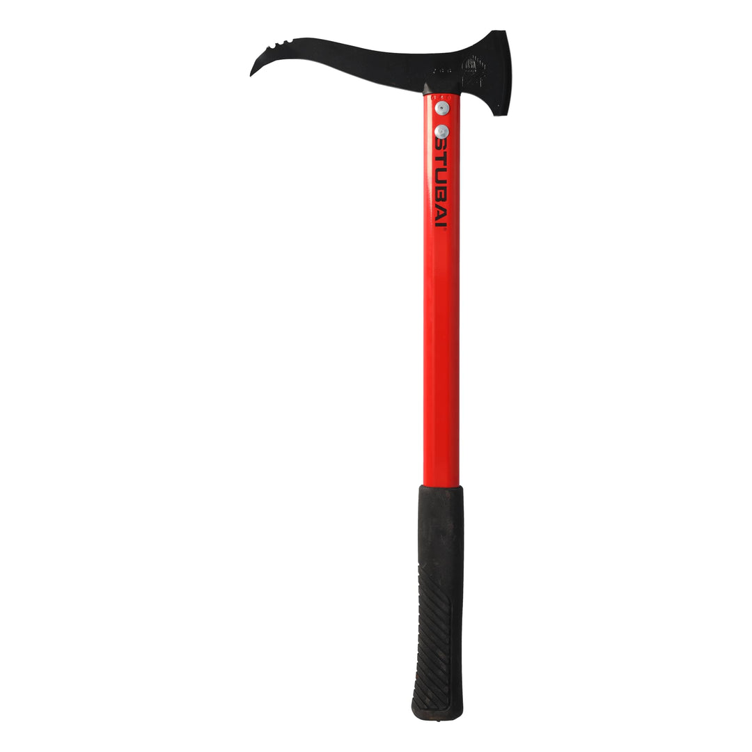 Stubai 674245 Handsappel mit Schneide/Alustiel gerade 550 mm, Schwarz/rot, 28 x 13 x 13 cm, 550 mm
