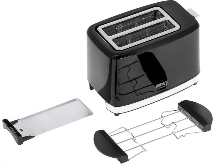 CAMRY CR 3218 2-Scheiben Toaster, Schwarz