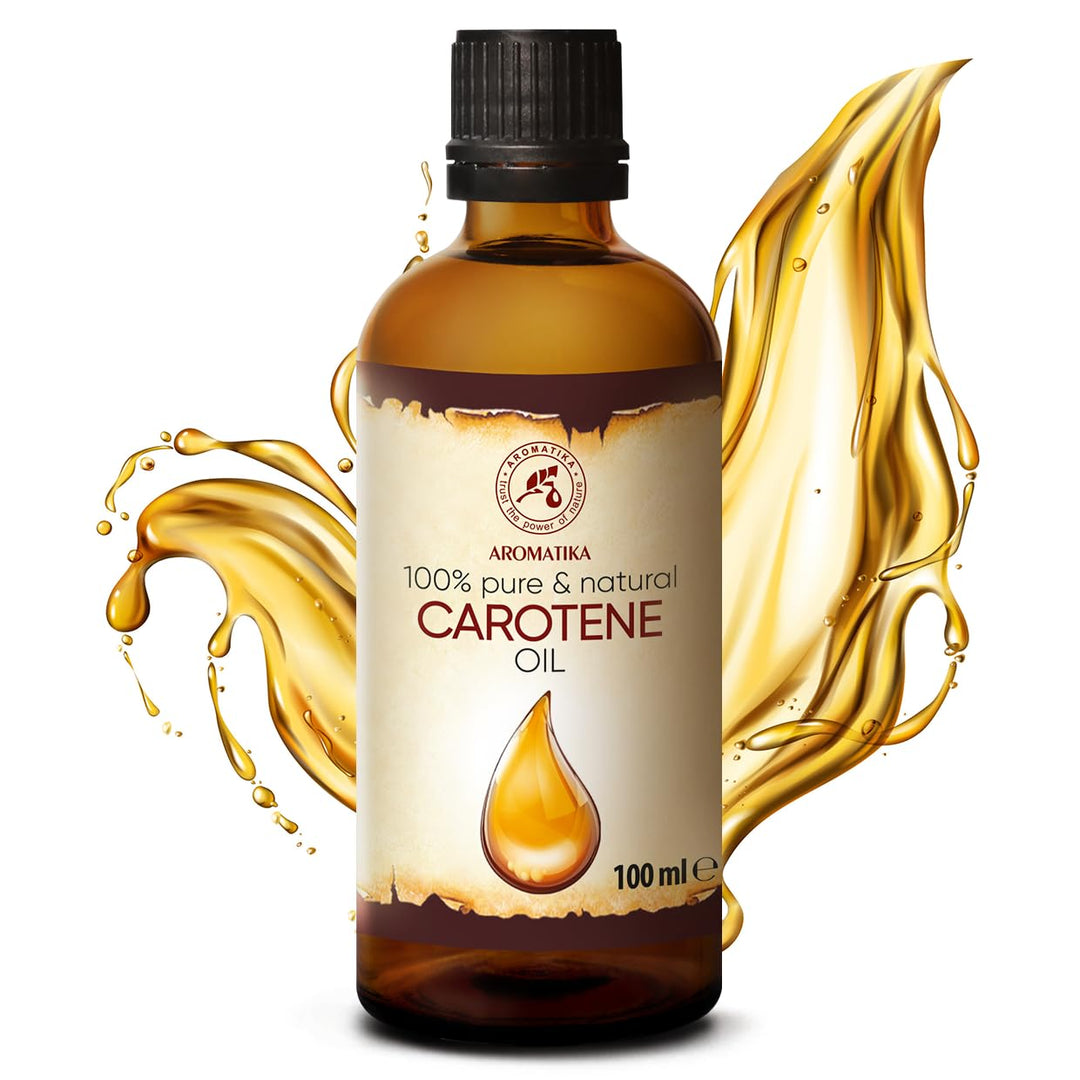 Carotin Öl 100 ml - Natürliches Karottenöl - Pflegeöl für Gesicht, Körper &amp; Haare, Hautpflege &amp; Körp