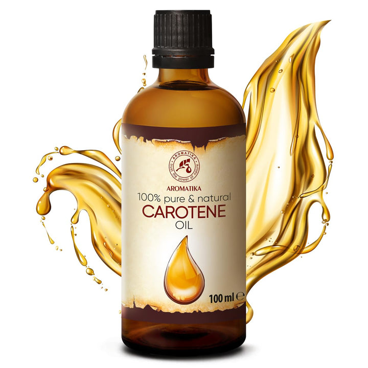 Carotin Öl 100 ml - Natürliches Karottenöl - Pflegeöl für Gesicht, Körper &amp; Haare, Hautpflege &amp; Körp