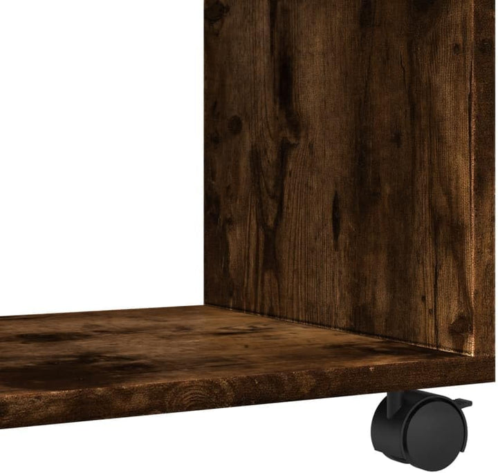 vidaXL Rollschrank Räuchereiche 37x33x42,5 cm Holzwerkstoff