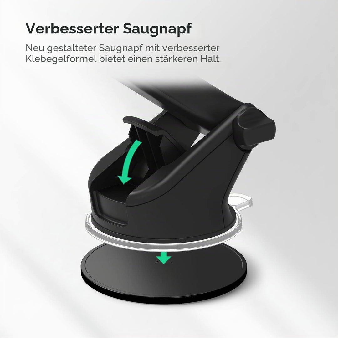 iOttie Handyhalterung Auto 2023 Easy One Touch Upgrade Super Stabil Saugnapf &amp; Lüftung 100% Sicher U