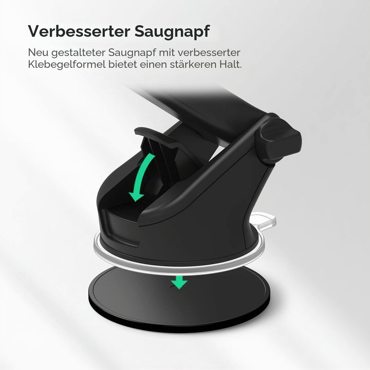iOttie Handyhalterung Auto 2023 Easy One Touch Upgrade Super Stabil Saugnapf &amp; Lüftung 100% Sicher U