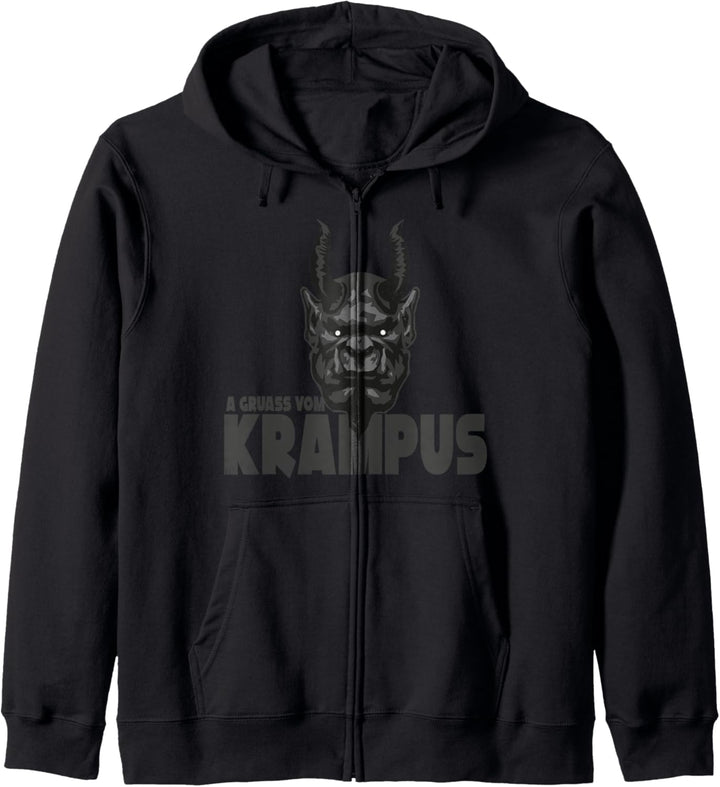 A Gruass vom Krampus - Grüsse vom Krampus zu Weihnachten Kapuzenjacke