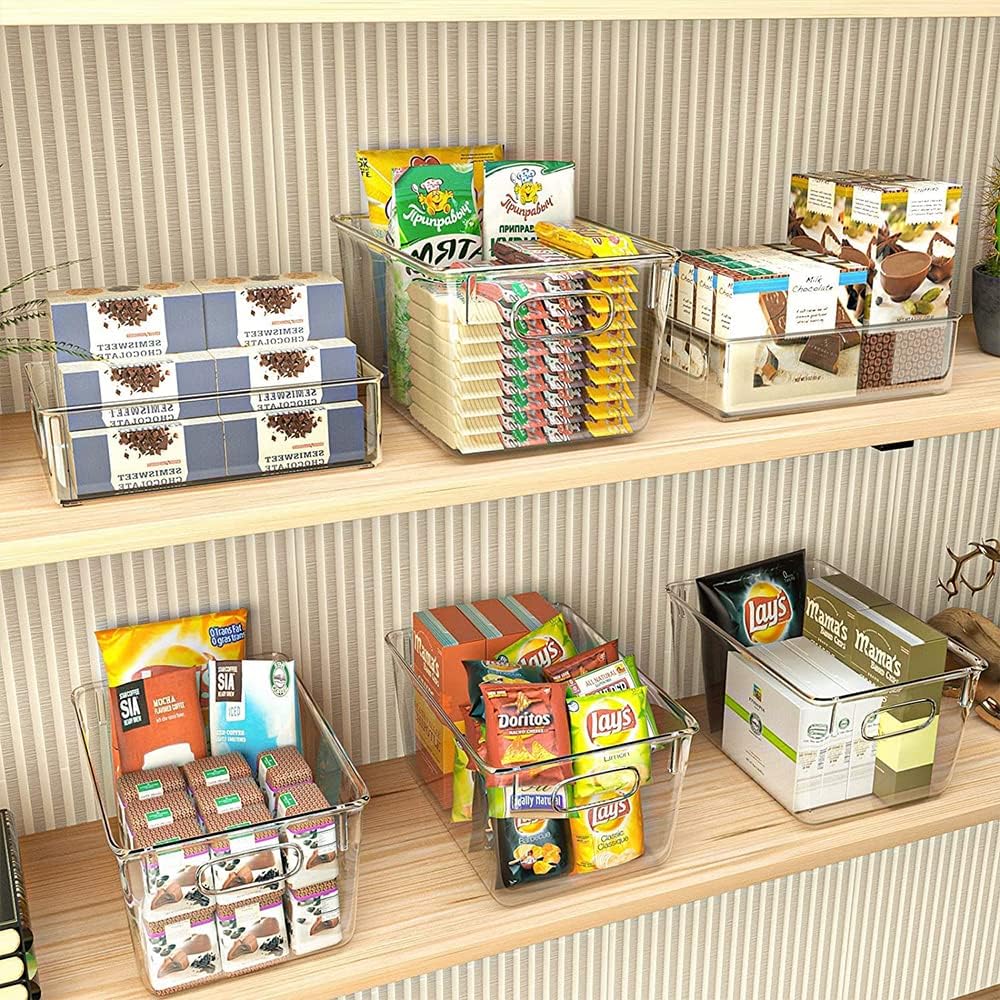 HUOLE Multifunktionale Spülschrank Organizer, 6 Pack Küchenschrank Organizer, Unterschrank Organizer