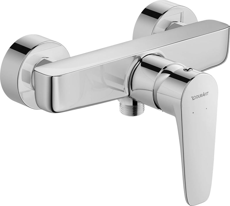 Duravit B.1 Duscharmatur Aufputz für 1 Verbraucher, Einhebel-Brausemischer mit Keramikmischsystem, c