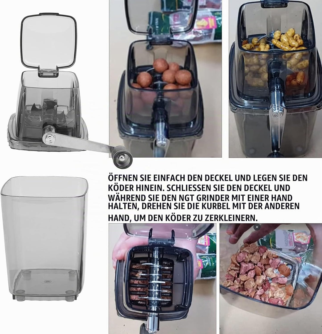 Boilie Eisbrecher, 1,2 L Kapazität, Ergonomischer Griff, ohne Strom, Ice Crusher für Küchen, Bars, C