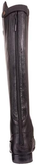 HKM - Damen Reitstiefel VALENCIA Leder cognac kurz Schwarz 38 EU, Schwarz 38 EU