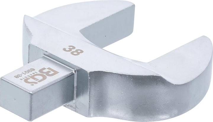 BGS 6901-38 | Einsteck-Maulschlüssel | 38 mm | Aufnahme 14 x 18 mm, 38 mm