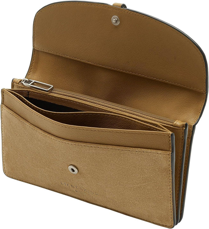 Liebeskind Damen Fab Suede Slam Geldbörse Sepia, Sepia