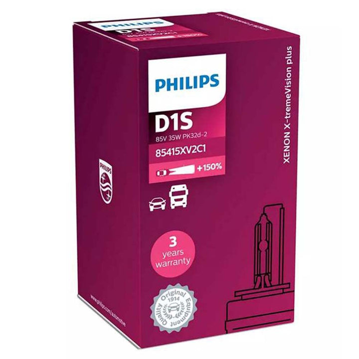 D1S 35W PK32d2 Xtreme Vision 150% Xenon 1st. Philips 85415XVC1 weiss