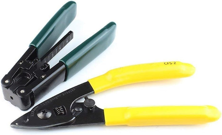 DAXGD 9 In 1 Faseroptik FTTH Toolkit mit FC-6S Fiber Cleaver und optischer Leistungsmesser 5km Visua
