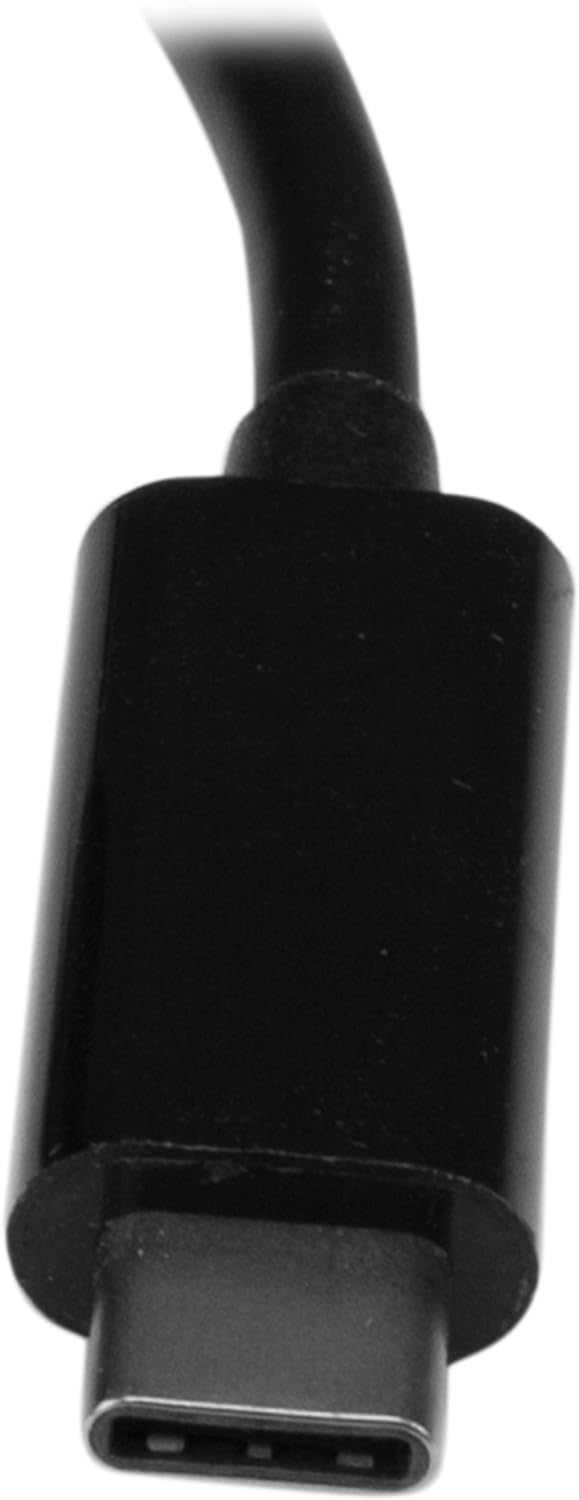 StarTech.com 3 Port USB 3.0 Hub mit Gigabit Ethernet und Stromversorgung - USB Type C Hub mit GbE un