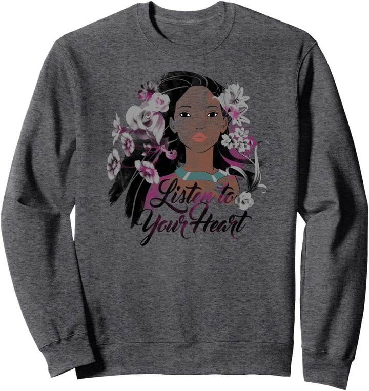 Disney Pocahontas Floral Watercolors Sweatshirt