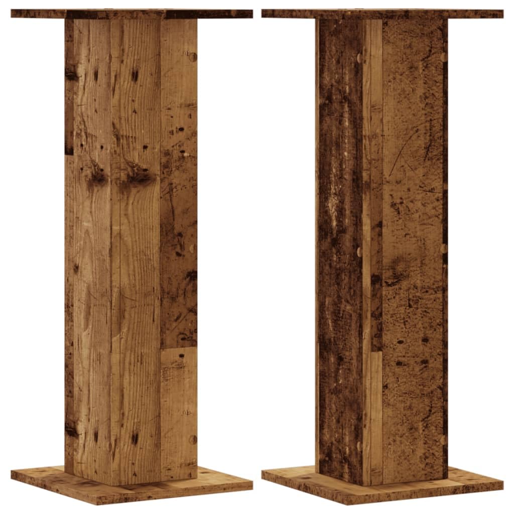 vidaXL Pflanzenständer 2 STK., Blumenständer Hohle Konstruktion, Dekosäule Podest für Pflanzen Dekoa