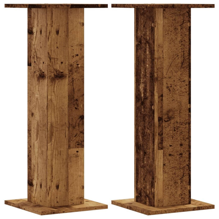 vidaXL Pflanzenständer 2 STK., Blumenständer Hohle Konstruktion, Dekosäule Podest für Pflanzen Dekoa