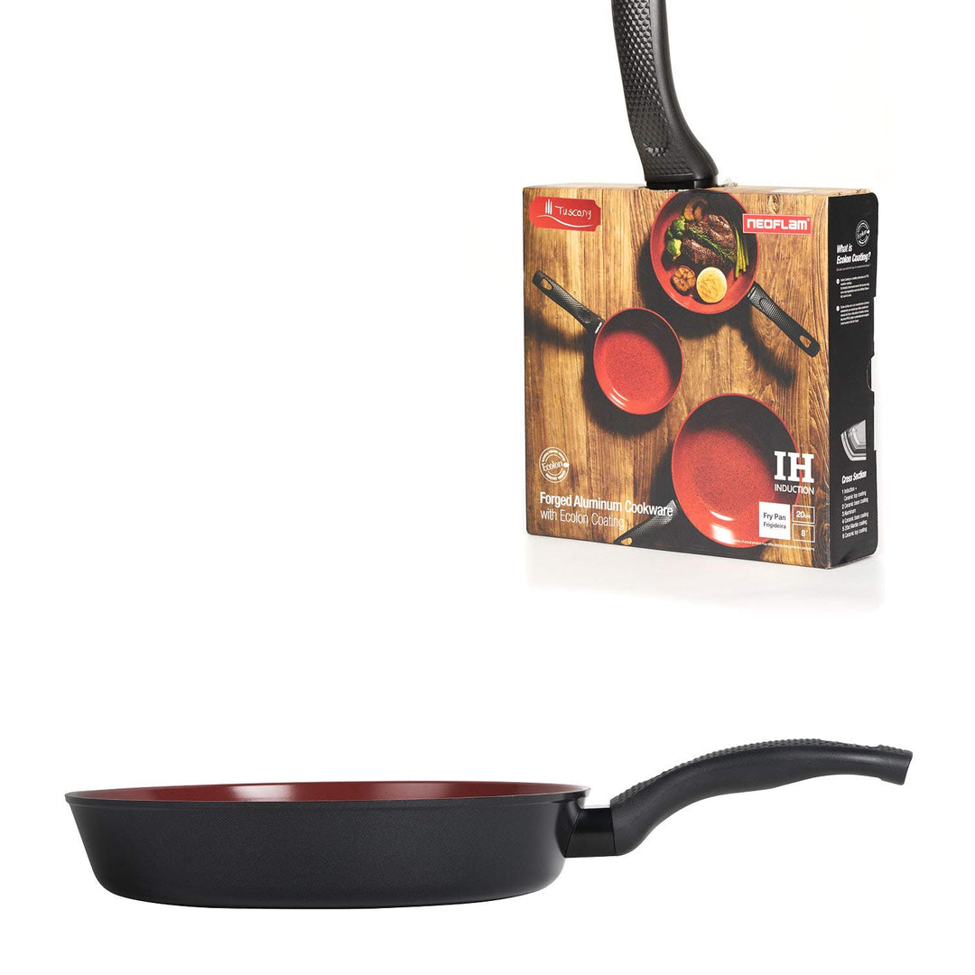 Antihaft-Pfanne, 28 cm, Induktions- oder Flammen-Pfanne, natürliche Beschichtung mit 5 Schichten, se