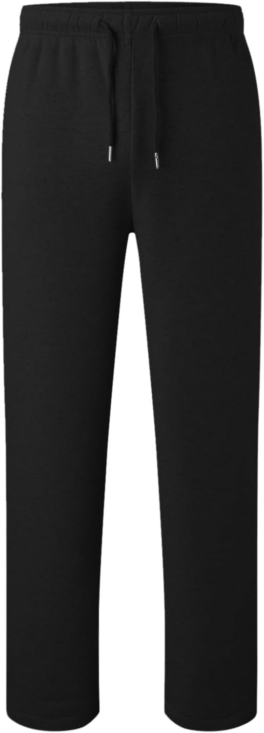 Generisch Pro Hose Damen mit Fleece-Futter, breite, gerade Beinhose, Jogginghose, Joggerhose, Workou