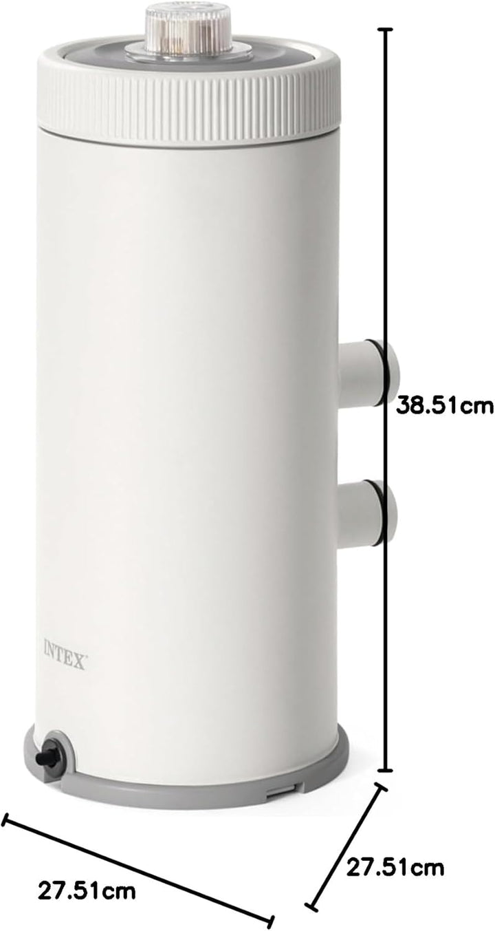 Intex Krystal Clear Cartridge Filter Pump - Pool Kartuschenfilteranlage - 900 L/H 3.406 l/h / 90 W,