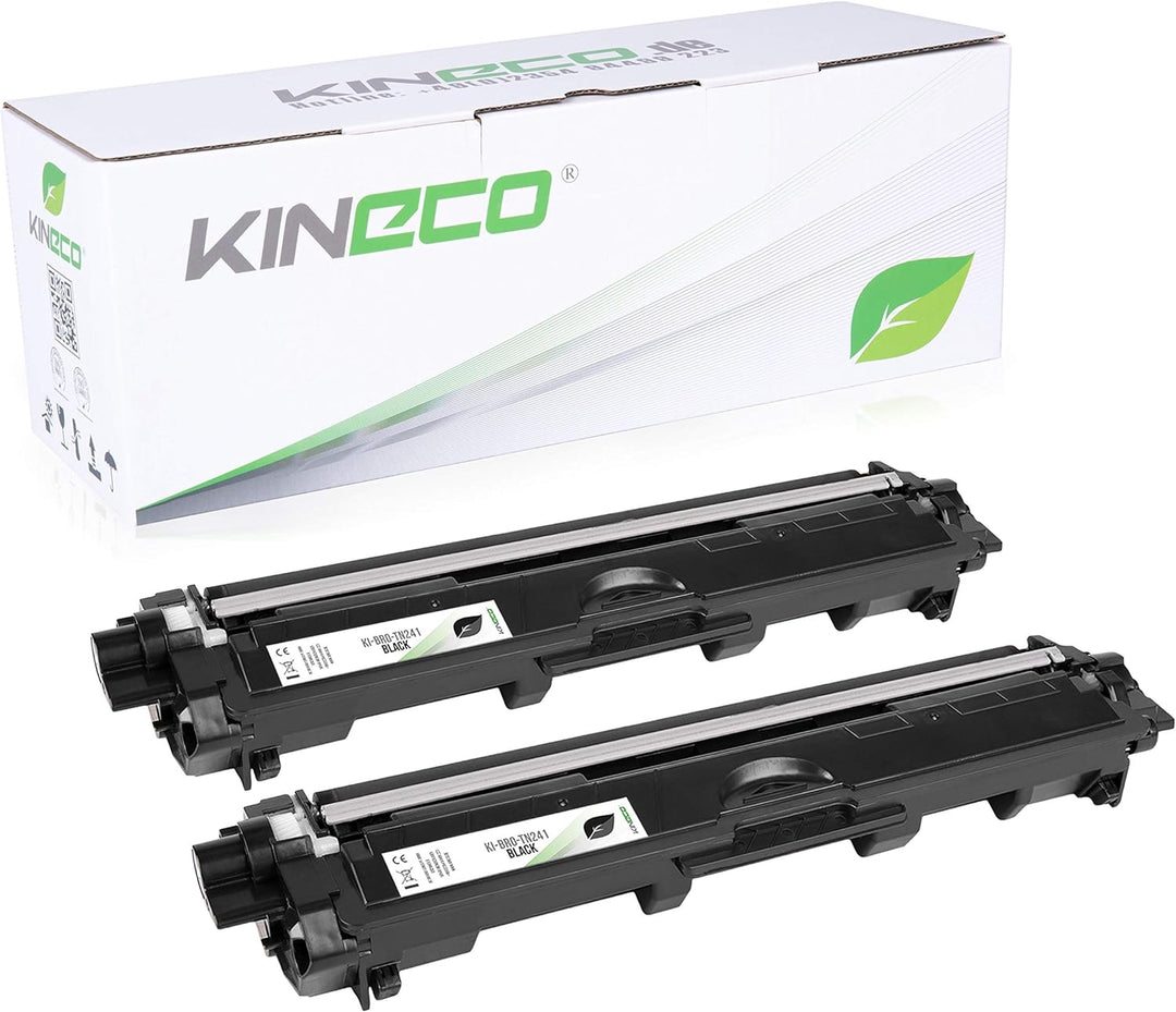 Kineco 2X Toner ersetzt TN241BK TN245 Doppelpack 2X Schwarz für Brother HL-3142CW MFC-9332CDW