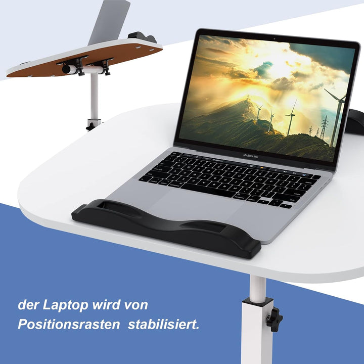 PIPIPOXER Computertisch Höhenverstellbarer Schreibtisch höhenverstellbar Laptoptisch mit 60x40 cm Ti