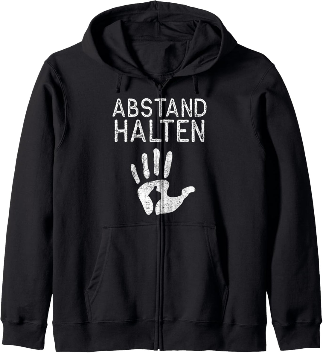 Abstand Halten Kapuzenjacke
