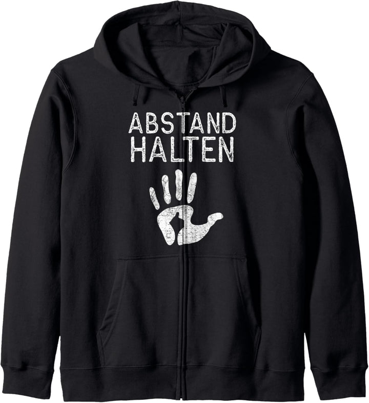 Abstand Halten Kapuzenjacke